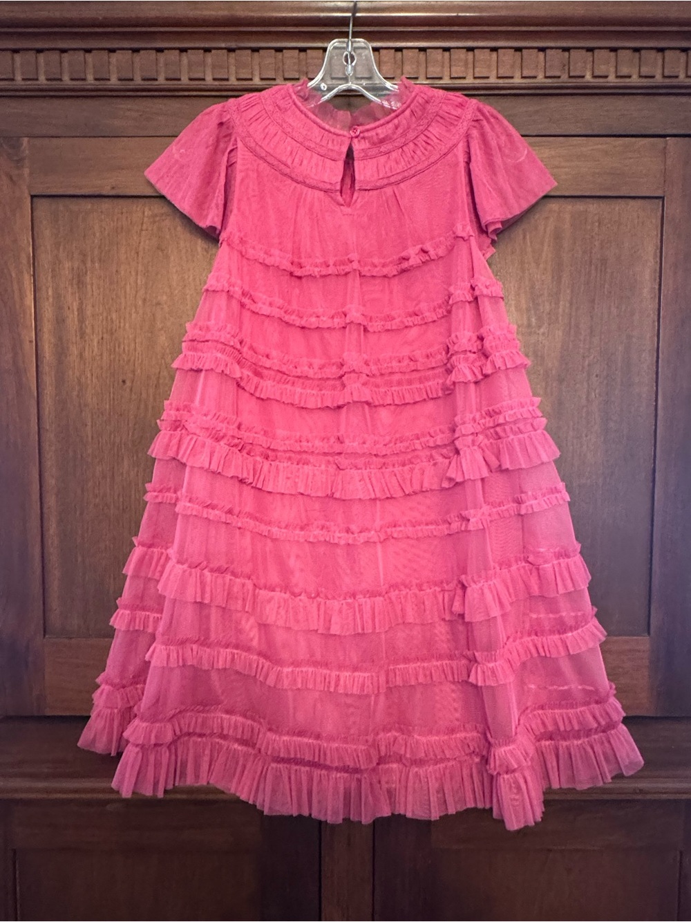 Mini Boden Ruffle Tiered Dress - Picture 5 of 10